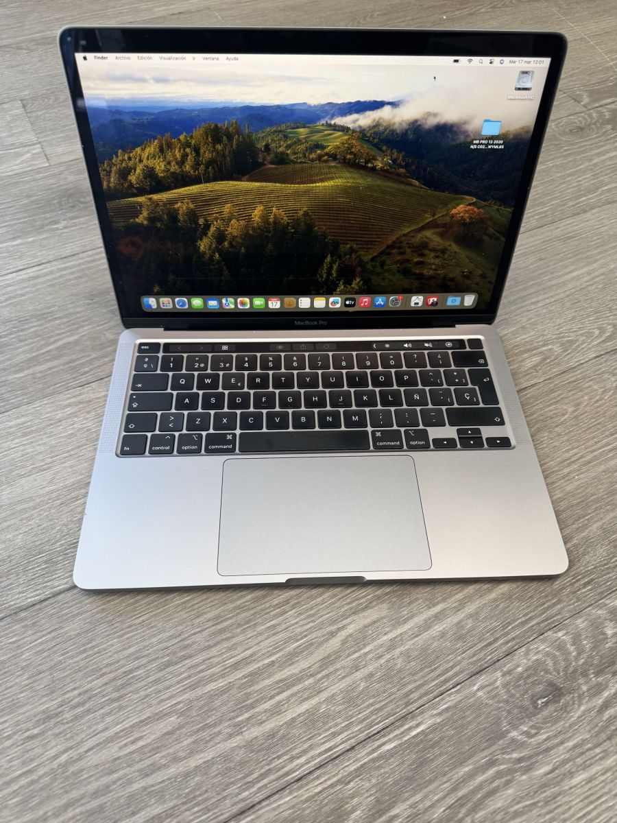 MACBOOK PRO RETINA 13 2020 TOUCHBAR, I5/16GB RAM/512GB SSD SPACE GREY